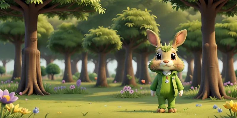 A Curious Rabbit's Journey Through the Forest - Animals Story - 6