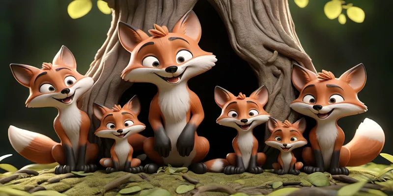 A Fox Family’s Journey of Love, Support, and Togetherness