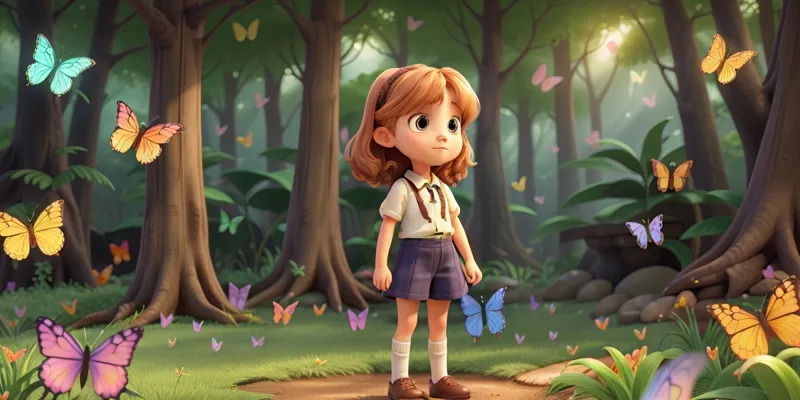 A Little Girl's Journey to Save the Enchanted Forest - Story - 3