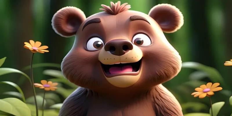 Benny the Bear's Magical Adventure with Forest Friends