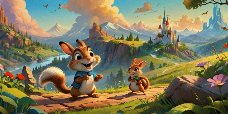 Benny the Brave Bunny and the Enchanted Valley Adventure