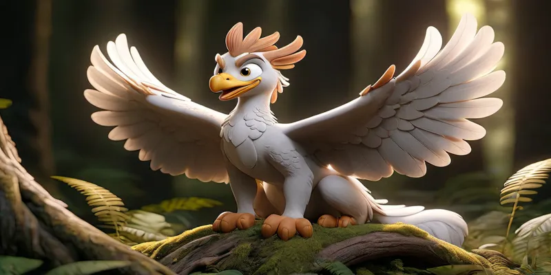 Discover the Magical Adventure of Anya and Lumo the Griffin - 2