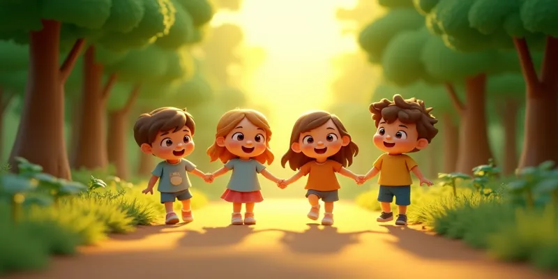 Four Friends and a Magical Journey Through Maplewood Park - 4