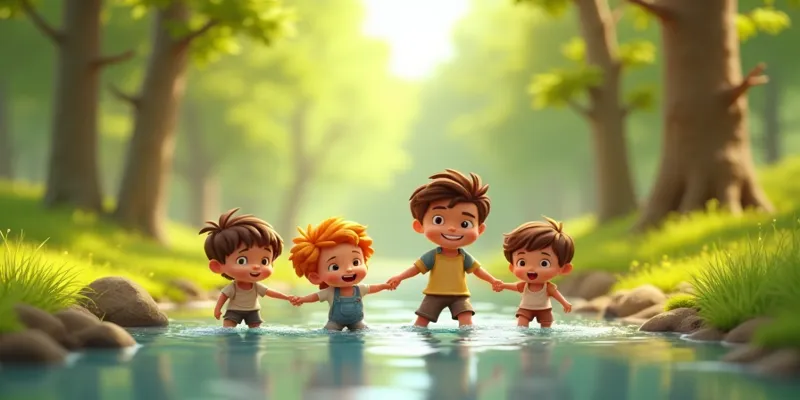 Four Friends and a Magical Journey Through Maplewood Park - 6