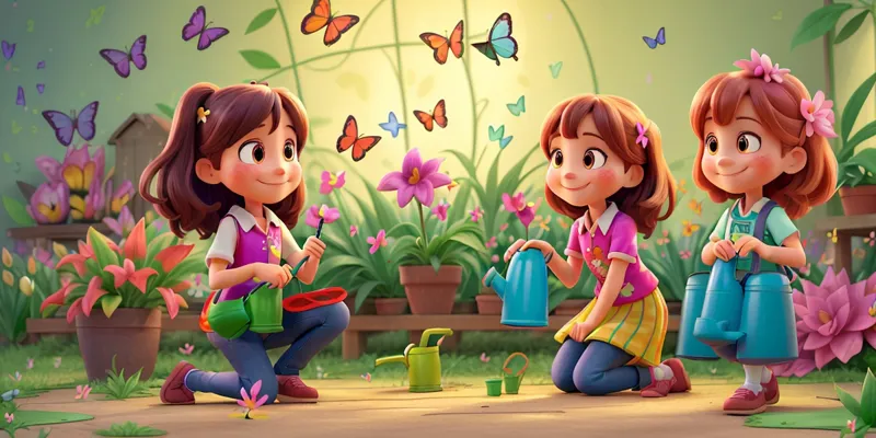 Girl Who Befriended Talking Flower Heartwarming Tale Responsibility