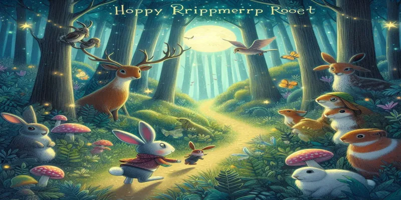 Hoppy's Whispering Woods Adventure A Tale of Forest Animals for Kids - 2