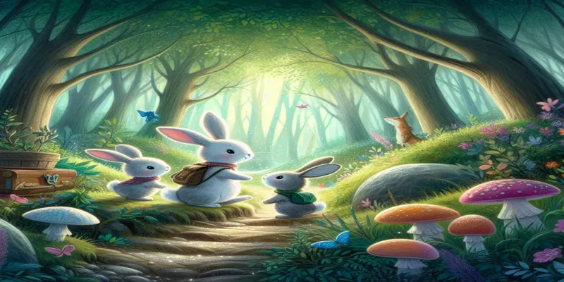 Hoppy's Whispering Woods Adventure A Tale of Forest Animals for Kids - 3