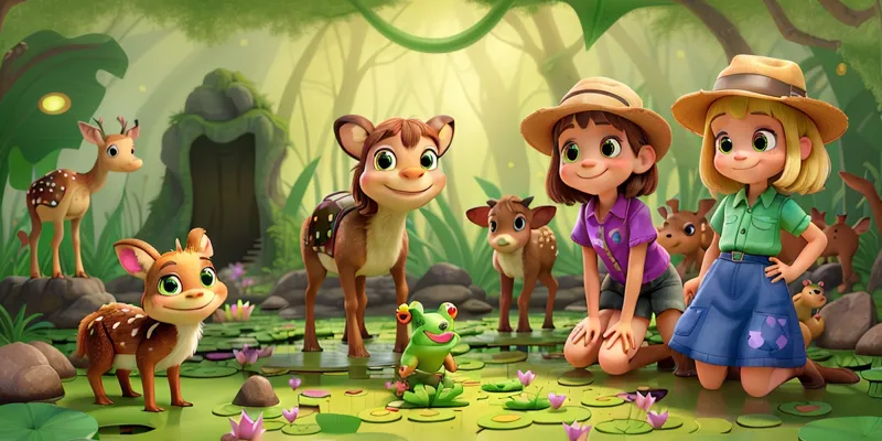 Join Lily Heartwarming Journey of Friendship and Forest Fun