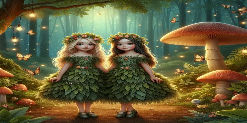 Lily and Rose A Magical Journey in the Enchanted Forest