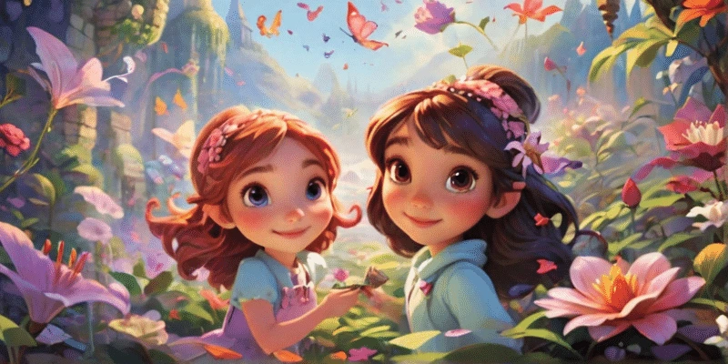 Lily and Rose's Enchanted Garden Adventure | Free Story