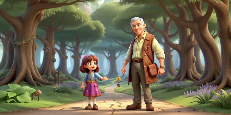 Lily and the Treasure of the Magical Forest | Father Tale - 2