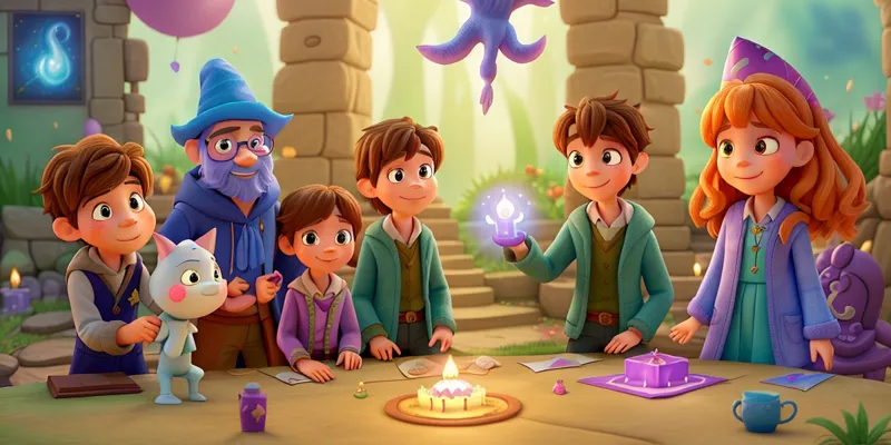 Lily, Max, and the Kind Wizard's Gift | Kids Magic Story