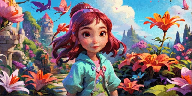 Lily, the Enchanted Garden - A Tale of Magic and Friendship