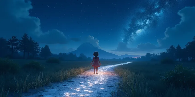 Magical Night Whispers Lila’s Enchanted Starry Journey - 2