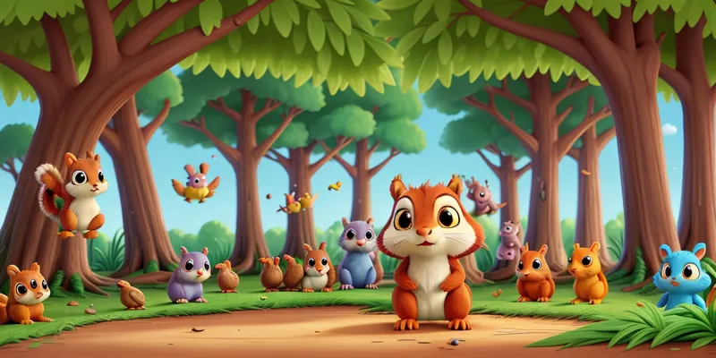 Sammy the Brave Squirrel A Tale of Courage Problem Solving - 3