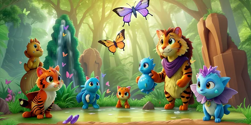 Saving the Rainbow A Forest Adventure with Brave Animals - 2