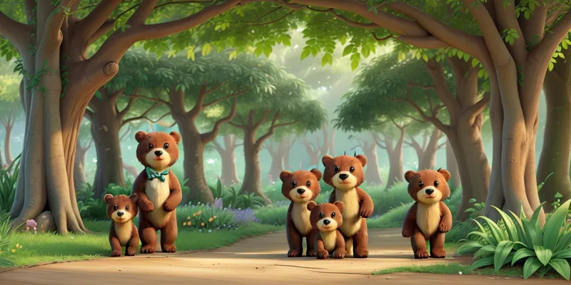 The Bear Family Unforgettable Adventure in Enchanted Forest