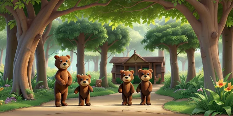 The Bear Family Unforgettable Adventure in Enchanted Forest - 3