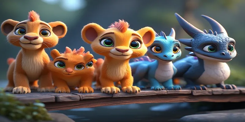 The Ink Lake Bridge Kindness, Bravery, and Teamwork Magic - 7