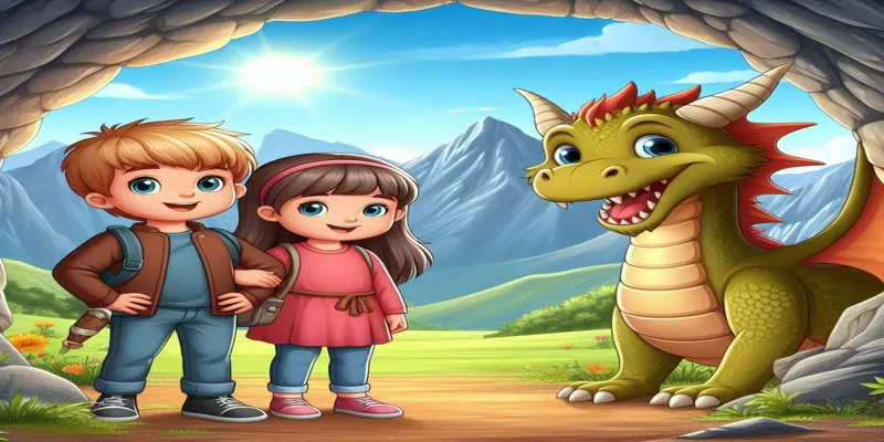 Tom and Lily The Brave Children Who Befriended a Dragon